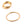 Grossiste en Connecteur bague rond facettes anneau acier inoxydable doré 17.3mm (1)