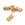 Perlen Einzelhandel Durchbrochene Zylinderrohrperle aus goldenem Edelstahl 8 mm - Loch: 3 mm (4)