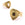 Grossiste en Bague coeur strié ajustable acier doré 17mm pour cabochon 18x6mm (1)