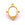 Perlen Einzelhandel Anhänger mit quadratischer Muschel – Edelstahl goldfarben 22 mm – Loch: 1.5 mm (1)