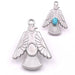Pendentif aigle acier inoxydable 29mm pour cabochon 6x4mm-Trou: 2mm(1)