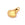 Perlen Einzelhandel Jakobsmuschelschale Anhänger 13mm Golden Steel - Loch: 1.5mm (1)