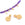 Grossiste en Mini Charm Breloque médaille cœur acier doré 5mm (2)