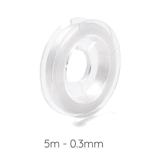 Fil élastique transparent 0.3mm (5m)