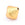 Vente au détail Perle toupie en bois doré à la feuille d'or 30mm - Trou: 3mm (1)