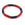 Vente au détail Bracelet jonc crocheté Népalais bleu et rouge 65mm (1)
