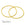 Perlen Einzelhandel Geschlossene Biegeringe – gelbgoldenes Messing gestreift – 30 x 1 mm (2)
