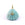 Vente au détail Pendentif amazonite coquille sculpté - laiton doré et zircon 23x20mm plus anneau (1)