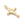 Grossiste en Pendentif croix étoile en métal doré clair 29x17x3.5mm -trou: 1.4mm(1)