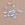 Perlengroßhändler in der Schweiz Winziger Glasanhänger mit Diamanteffekt 4 x 2 mm Loch 0.7 mm (10)