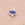 Perlen Einzelhandel Ovaler Amethyst-Augenanhänger, gefasst in 925er Silber – 7 x 9 mm (1)