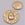 Perlen Einzelhandel Skarabäus-Anhänger rund vergoldetes Messing – 18 mm – Loch: 1 mm (1)