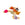 Grossiste en Pendentif breloque mix de pierres 4mm - Trou: 1mm (8)