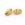 Grossiste en Perle ovale rainurée en laiton doré 8x5mm - Trou: 1mm (2)
