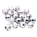 Perles facettes de Bohème SILVER 12mm (6)