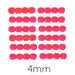 Perle facettes de boheme fluo Neon - rose PINK 4mm (50)