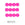 Perlen Einzelhandel Tschechische runde Perlen fluo Neon pink - 6mm (50 perles)
