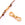 Vente au détail Fermoir crochet doré qualité - 16x5mm (1)