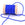 Grossiste en Cordon fil rond tressé en nylon bleu roi - 1.5mm (3m)