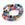 Vente au détail Millefiori perle tube rondelle multicolore 3-4x6-7mm - trou: 1mm (1 fil-36cm)