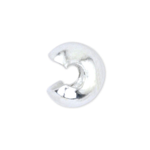 Achat Caches perles à écraser métal argenté 7mm (4)