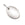Perlen Einzelhandel Ovaler Charm-Anhänger mit graviertem Ring aus 925er Silber – 7 x 5,5 mm (1)