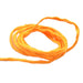 Cordon de soie naturelle teinture main jaune orange clair 2mm (1m)