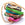 Vente au détail Ruban de soie sari recyclé effiloché froissé multicolore 30mm (1m)