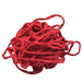 Cordon de soie naturelle cousu main teinture rouge framboise 2mm (1m)