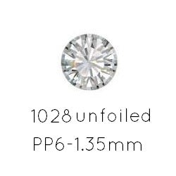 Kaufen Sie Perlen in der Schweiz Österreichischer Kristall 1028 Xilon Chaton Kristall ohne Folie PP6-1.35 mm (1440)