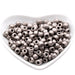 cc566 - perles de rocaille Toho 3/0 Metallic Frosted Antique Silver (10g)