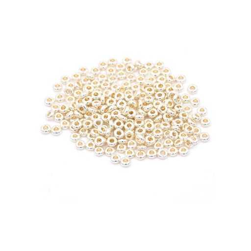 Kaufen Sie Perlen in der Schweiz ccPF558 - toho half round 11/0 PermaFinish - Galvanized Aluminum 2.2x1.1mm (5g)