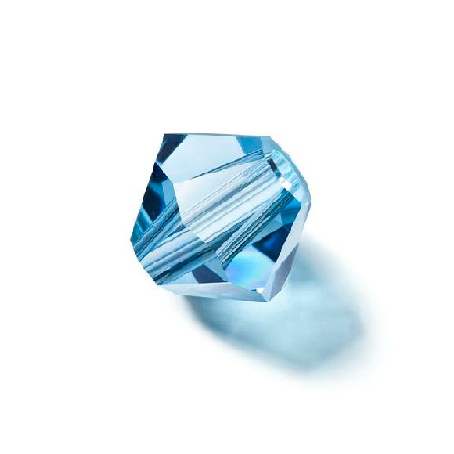 Toupie Preciosa Mailbu Blue 3.6x4mm