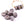 Perlengroßhändler in der Schweiz Ethnische facettierte Scheibenperle grau - Knochen -14-9x10-4mm (6)