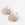 Vente au détail Perle ronde en résine blanche 20mm - Trou : 1.8mm (20)