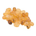Perle ovales en résine brun ambre 14mm - Trou : 1.8mm (30)