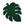 Vente au détail Pendentif feuille verte Monstera en résine vert foncé 40mm (1)