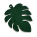 Pendentif feuille verte Monstera en résine 40mm