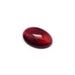 Cabochon ovale en verre rouge 18x13x6mm (1)