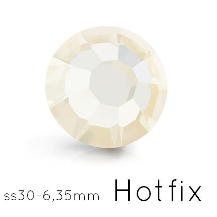 Strass hotfix Preciosa Crystal Blond Flare - ss30-6.35mm (12)