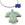 Grossiste en Perle en jade verte oiseau aigle condor 25x25mm (1)