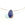 Perlen Einzelhandel Tansanit facettierter Birnentropfen-Perlenanhänger 9-11x7-8mm (1)