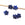 Grossiste en Perle étoile en lapis-lazuli 4x2mm - Trou: 0.8mm (5)