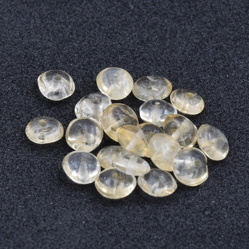 Achat Perle rondelle bicone en Citrine 5-6x3-4mm - Trou: 0.4mm (20)