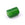 Vente au détail Perle tube sculptée en jade teinté vert 14x10mm - trou: 3.5-5mm (1)