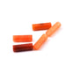 Perles cylindres aventurine orange 13x4.5mm - Trou : 0.8mm (5)
