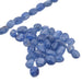 Perles petit galet Cyanite 4-6mm - Trou: 0.9mm (32 perles-20cm)