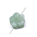 Perle fleur sculptée en aventurine 14 mm, trou 1 mm (1)