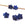 Grossiste en Perle étoile en lapis-lazuli 6x2mm - Trou: 0.8mm (5)