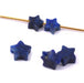 Perle étoile en lapis-lazuli 6x2mm - Trou: 0.8mm (5)